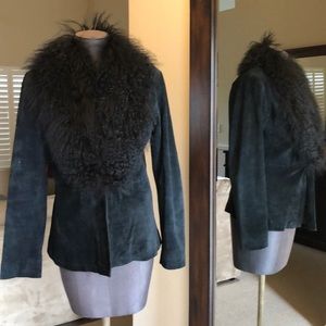 Charlotte Russe amazing fur & suede jacket